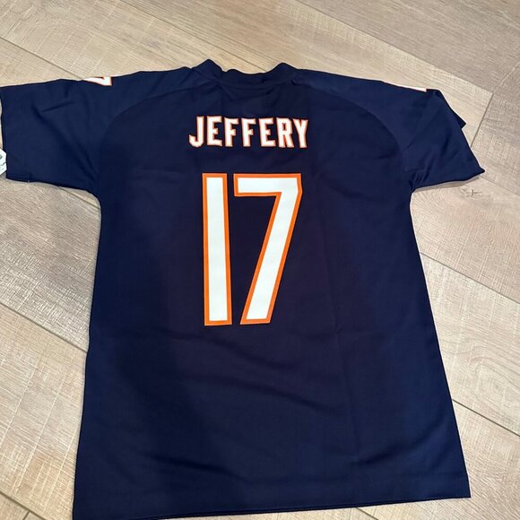 NFL Chicago Bears Alshon Jeffery #17 Navy Blue Jersey NEW YOUTH 10/12 M - Picture 8 of 8